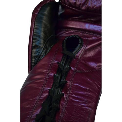 Cleto Reyes Official Lace Up Competition Boxing Gloves - 10 oz. - Purple