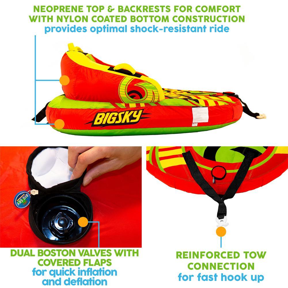 Thunder Blast Towable Tube for 1-People to 2-People