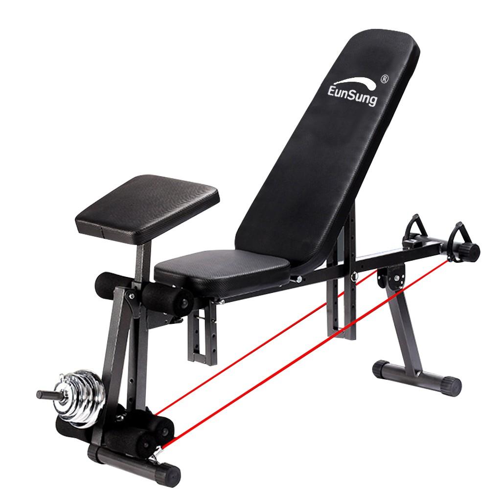 VANLOFE Adjustable Weight Bench for Full Body Workout - All-in-One Durable Exercise Bench Holds up to 660 lbs, Foldable Flat/Incline/Decline Workout Bench