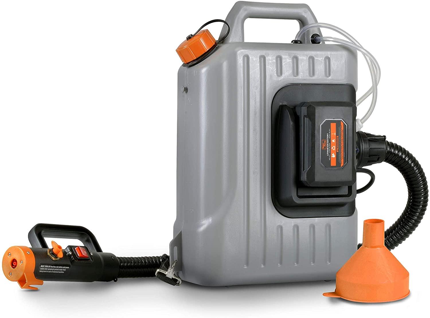 SuperHandy Fogger Machine Disinfectant ULV Sprayer with 48V DC Lithium Ion Cordless Mist Duster Blower
