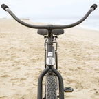 reezero Around Block Men's Single Speed Beach Cruiser Bicycle with Rear Rack, 26" Wheels, Matte Black
