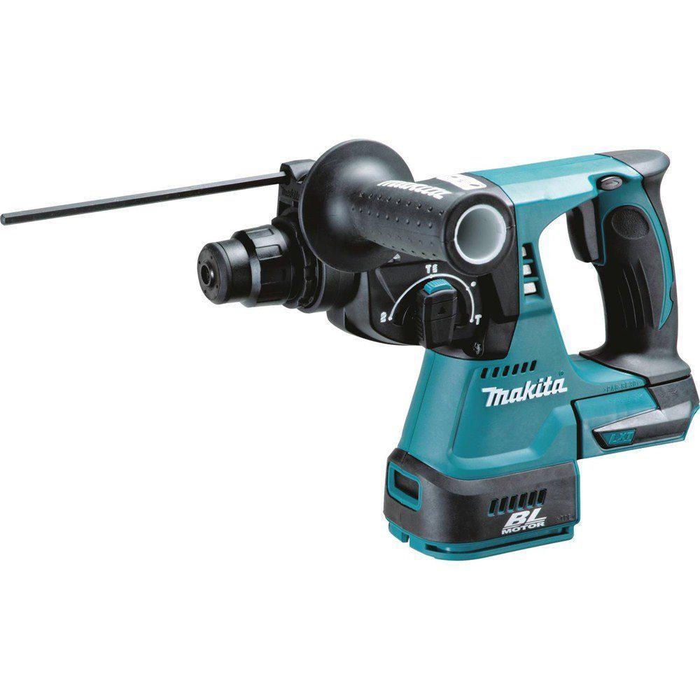 makita xrh01z 18v lxt lithium-ion brushless cordless 1" rotary hammer, bare tool