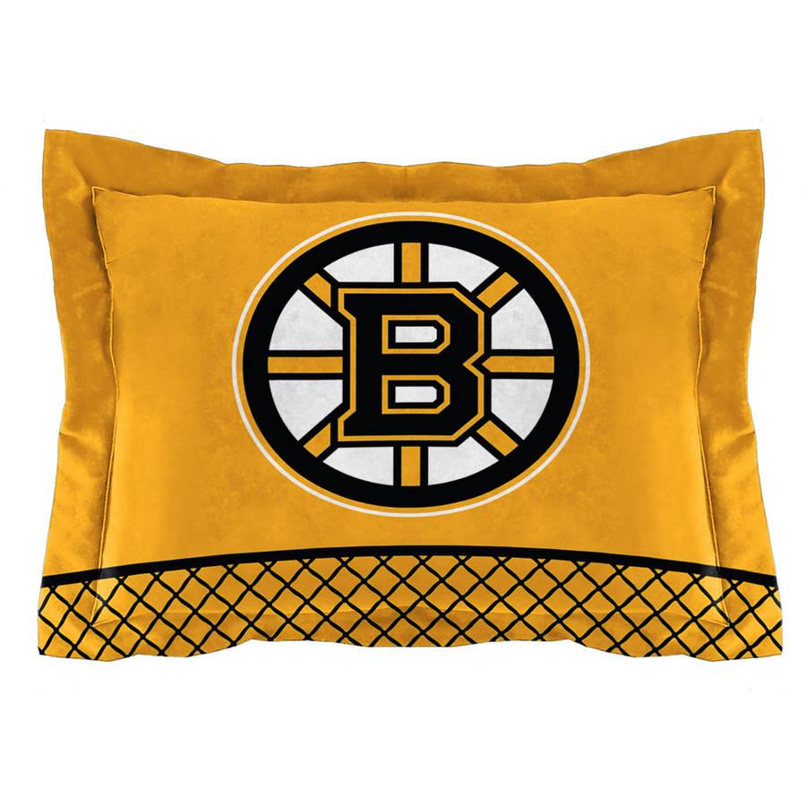 NHL Boston Bruins Comforter Set, Twin, Draft , Team Colors, Polyester, 2 Piece Set