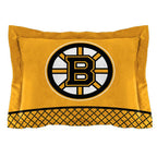 NHL Boston Bruins Comforter Set, Twin, Draft , Team Colors, Polyester, 2 Piece Set