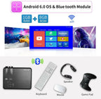android wifi 5000lms fhd projector blue-tooth airplay miracast netflix tv zoom
