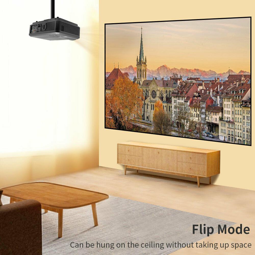 android wifi 5000lms fhd projector blue-tooth airplay miracast netflix tv zoom