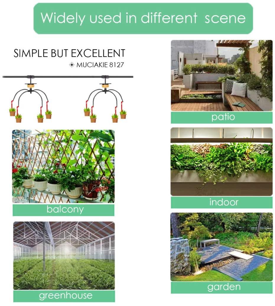 EECFSID 5M-30M 8/11Mm Main Line Potted Distribution Irrigation Drip System Indoor Greenhouse Garden Drop Watering Kit Irrigator 30M Kit
