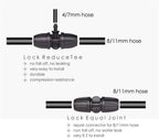EECFSID 5M-30M 8/11Mm Main Line Potted Distribution Irrigation Drip System Indoor Greenhouse Garden Drop Watering Kit Irrigator 30M Kit