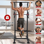 Multifunctional Power Tower with Push-up , Pull-up and Workout Dip Stations Dumbbell Bench for Home Workout Equipment Strength Training