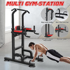 Multifunctional Power Tower with Push-up , Pull-up and Workout Dip Stations Dumbbell Bench for Home Workout Equipment Strength Training