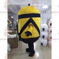 BIGGYMONKEYMinion Stuart Mascot Costume - Black Jumpsuit