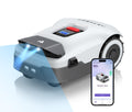 Genie600 Robot Lawn Mower - NO Wire, Full Band RTK+4-Eye Vision Robotic Lawnmower for 1/4 Acre, Auto Mapping, Multi-Zone Management, Accurate Obstacle Avoidance, Intelligent Path Planning