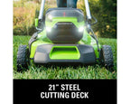 GreenWorks PRO 21 in. 60-Volt Cordless Push Lawn Mower W Battery & Rapid Charger