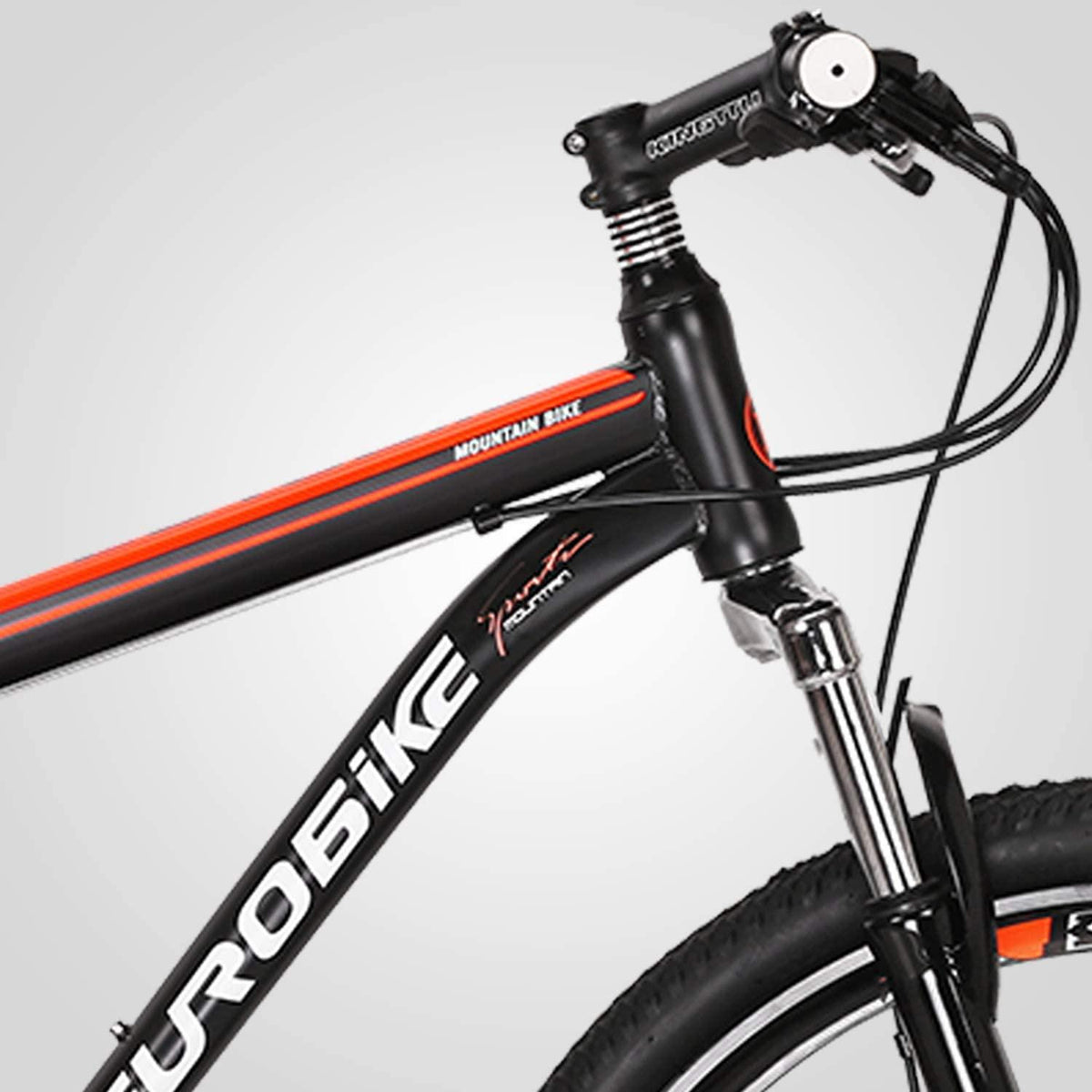YH-S7 Mountain Bike Full Suspension Frame 21 Speed Shifter 27.5 Inch Wheels Dual Disc Brakes Bikes for Men Orange