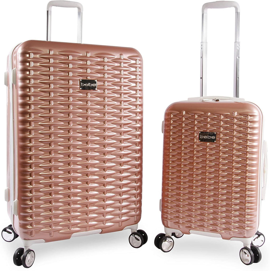 Women's Lydia 2 Piece Set Suitcase with Spinner Wheels, Rose Gold, One Size