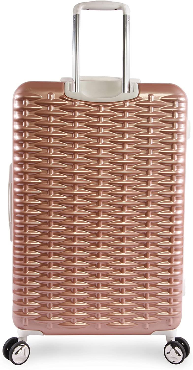 Women's Lydia 2 Piece Set Suitcase with Spinner Wheels, Rose Gold, One Size