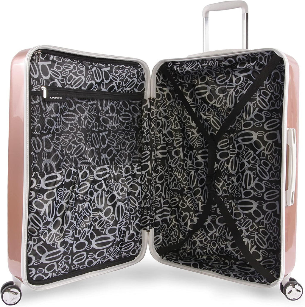 Women's Lydia 2 Piece Set Suitcase with Spinner Wheels, Rose Gold, One Size