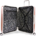 Women's Lydia 2 Piece Set Suitcase with Spinner Wheels, Rose Gold, One Size