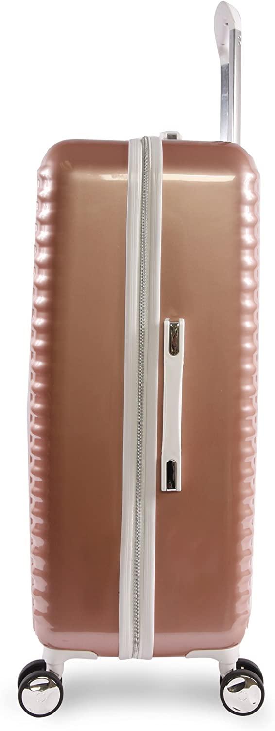 Women's Lydia 2 Piece Set Suitcase with Spinner Wheels, Rose Gold, One Size
