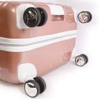 Women's Lydia 2 Piece Set Suitcase with Spinner Wheels, Rose Gold, One Size