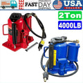 Air Hydraulic Bottle Jack Manual 44092lb Heavy Duty Auto Truck RV Repair 20 Ton