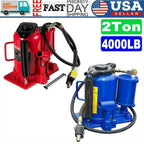 Air Hydraulic Bottle Jack Manual 44092lb Heavy Duty Auto Truck RV Repair 20 Ton