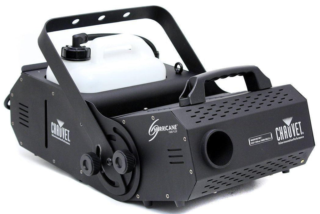 Chauvet HURRICANE H-1800 FLEX Fog / Smoke Machine H1800+2) Gallons of Fog Juice
