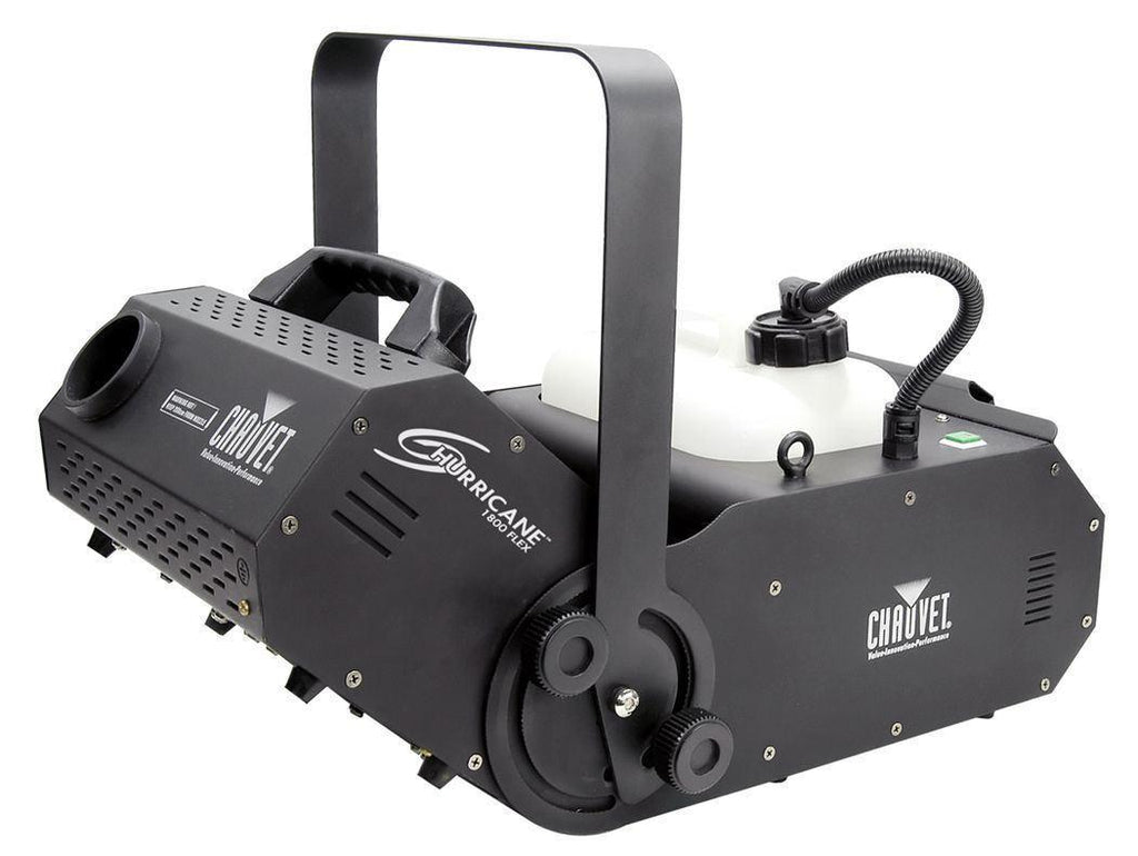 Chauvet HURRICANE H-1800 FLEX Fog / Smoke Machine H1800+2) Gallons of Fog Juice