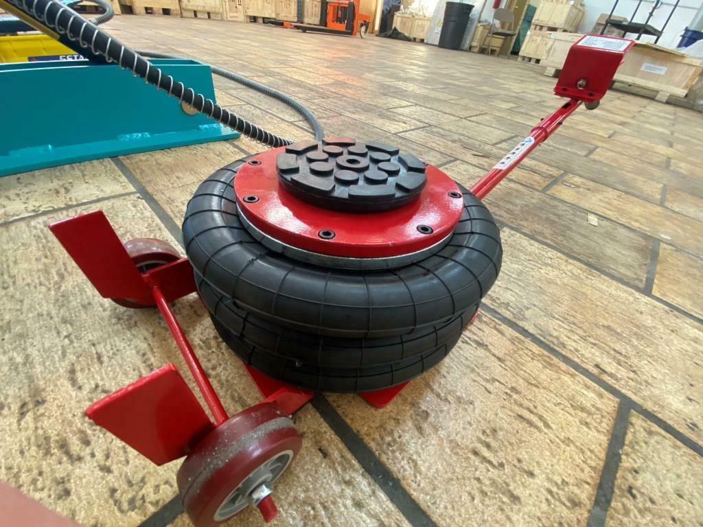 Portable Auto Body Pulling Post Frame Straightener CLAMPS & 3 TON AIR JACK!