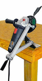 Model 5005 Adjustable Lawn Mower Blade Sharpener with Angle Grinder and Wheel
