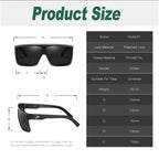Men's Oversized Polarized Sunglasses