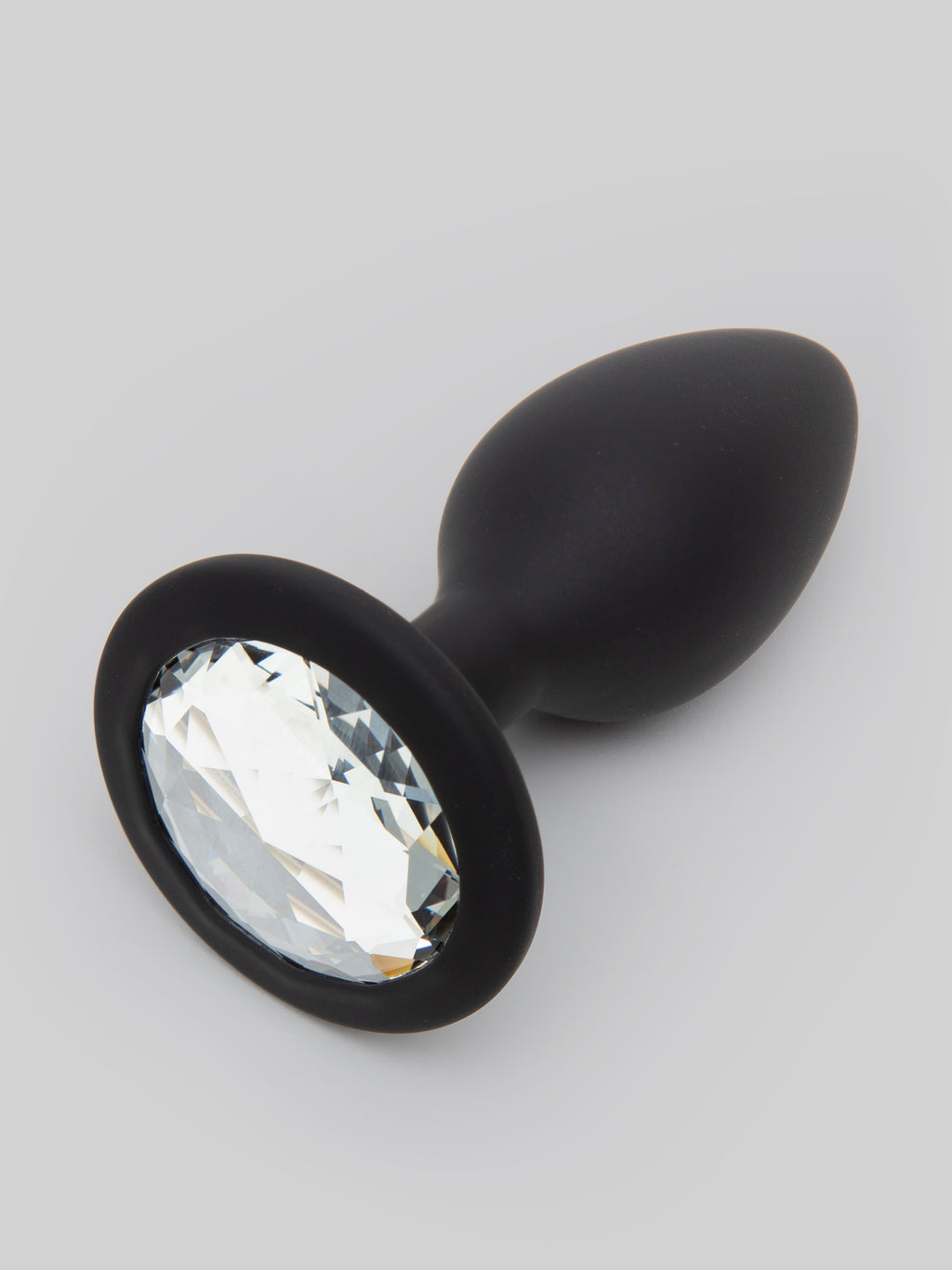 Lovehoney Jewelled Silicone Butt Plug 3 Inch , Black