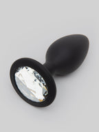 Lovehoney Jewelled Silicone Butt Plug 3 Inch , Black