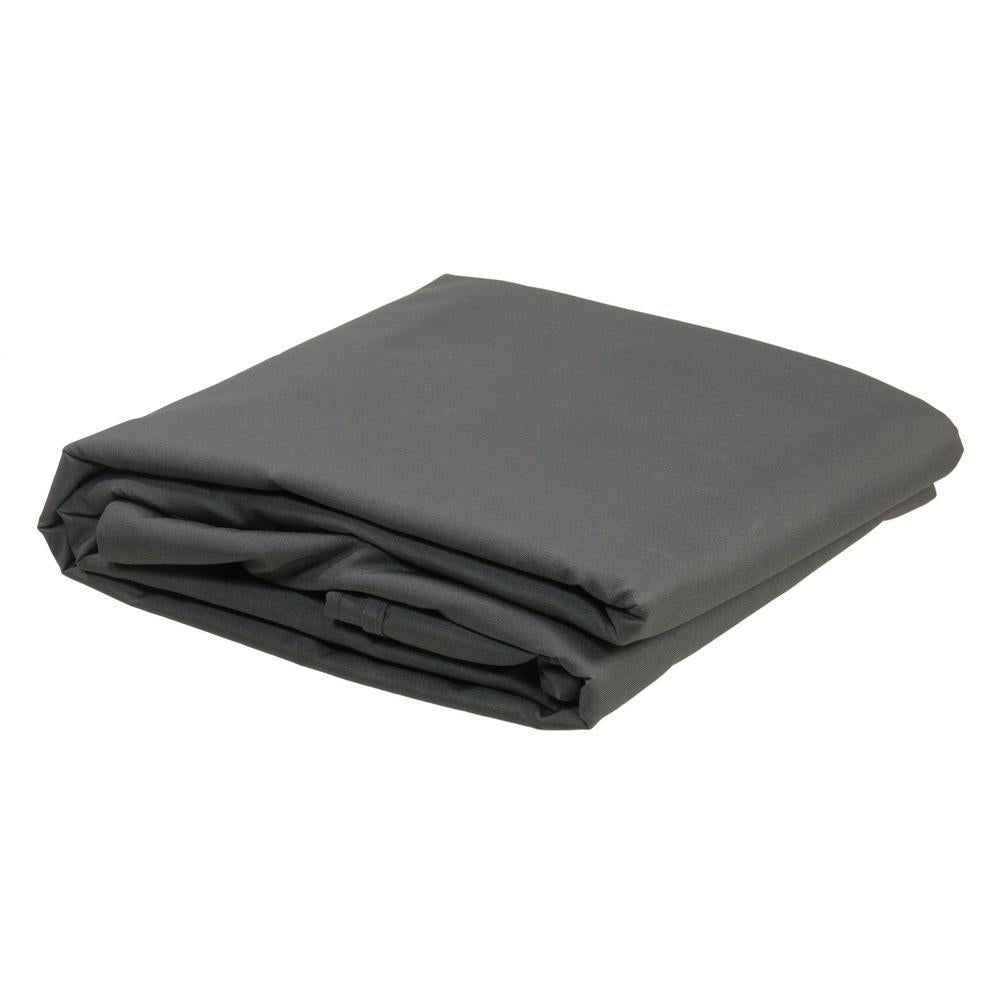 117 in. H x 117 in. W Dark Gray Square Outdoor Patio Sun Shade Tarp