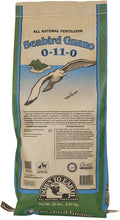 down to earth all natural seabird guano fertilizer mix 0-11-0, 20 lb