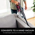 Shark IZ163H Pet Plus Cordless Stick Vacuum with Self-Cleaning Brushroll, PowerFins, MultiFLEX, Crevice Tool &amp; Pet Multi-Tool, 40-min Runtime, Raspberry