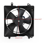 2012-2015 Honda Civic DX EX EX-L HF Hybrid Hybrid-L LX Si Radiator Cooling Fan Driver Side 19030R1AA01PFM TYC601350 HO3115158 Generic