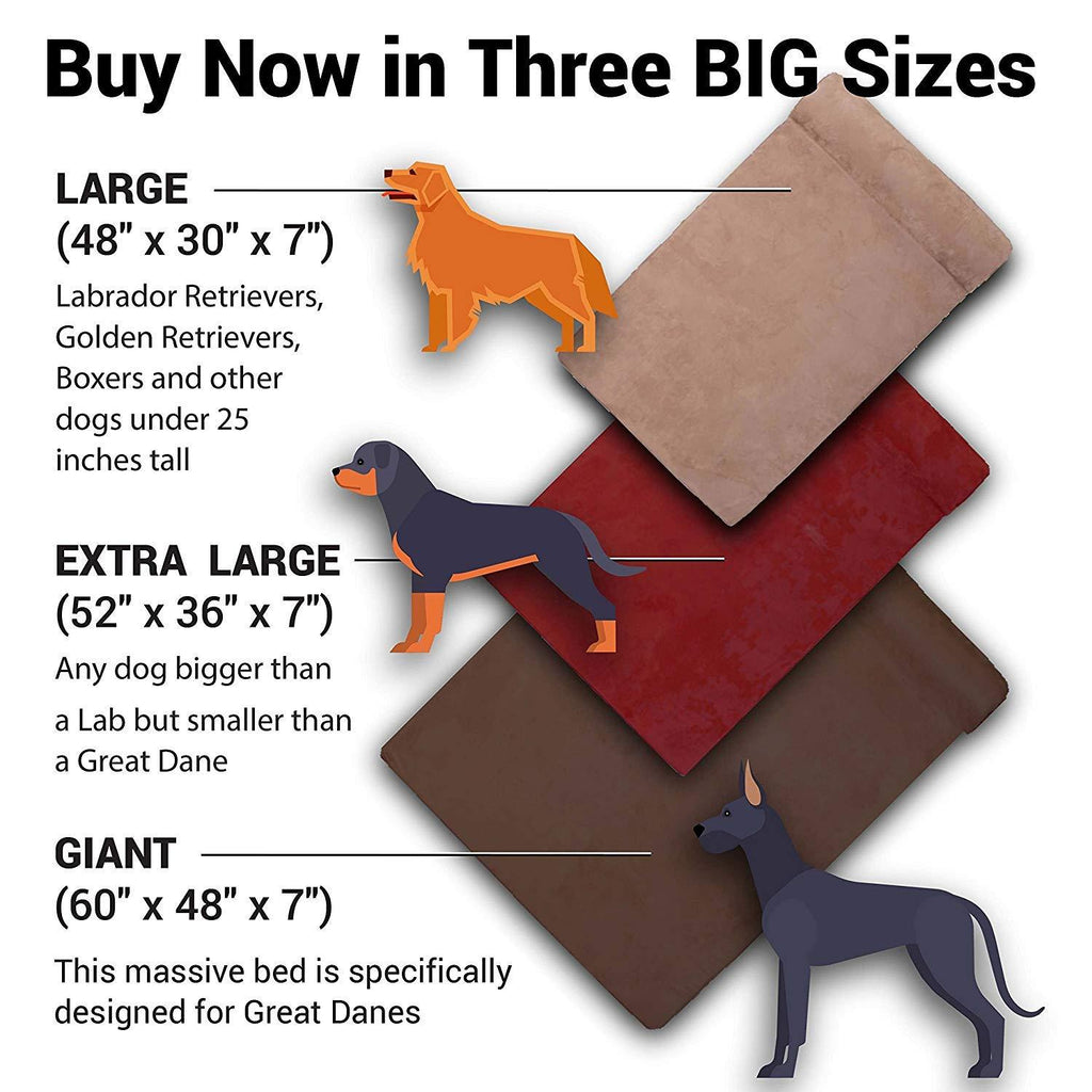 Big Barker 7" Pillow Top Orthopedic Dog Bed for Larand Extra LarBreed Dogs (Sk Edition)