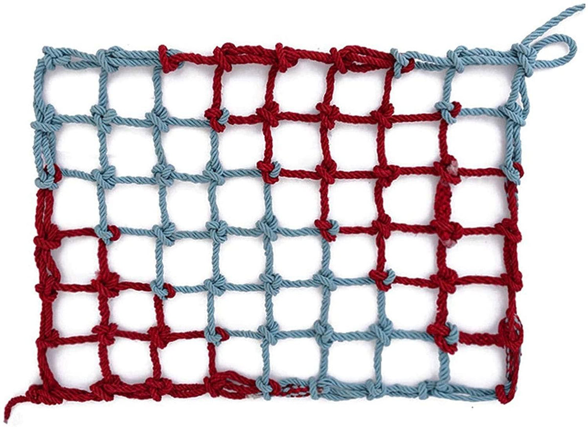 Children Protective Netting Playground Climbing Rope Nets Outdoor Development Protection Nets Construction Safety Netting 14mm/12cm Multi-functio Anti-Fall Net Stairs Safety +++