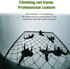 Children Protective Netting Playground Climbing Rope Nets Outdoor Development Protection Nets Construction Safety Netting 14mm/12cm Multi-functio Anti-Fall Net Stairs Safety +++