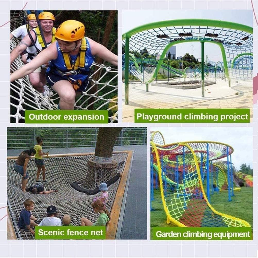 Children Protective Netting Playground Climbing Rope Nets Outdoor Development Protection Nets Construction Safety Netting 14mm/12cm Multi-functio Anti-Fall Net Stairs Safety +++