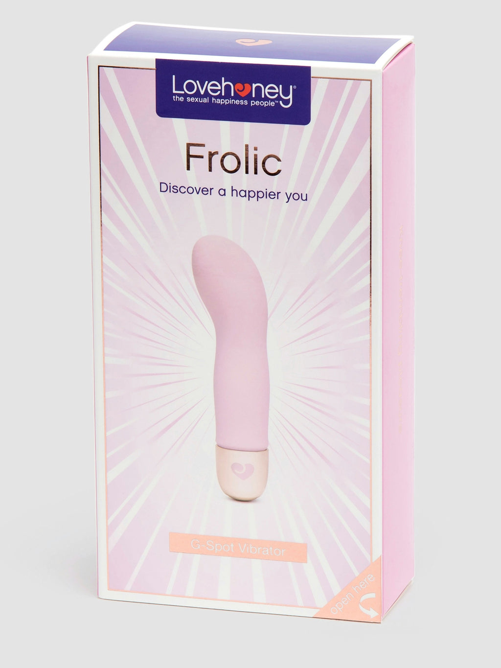 Lovehoney Frolic 10 Function Silicone G-Spot Vibrator, Pink | Pink