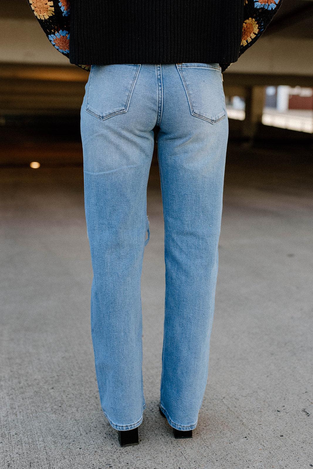 straight leg jean