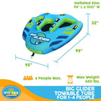 Big Lightning Towable Tube for 1-4 People