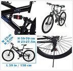 Mountain Bike, 26 Inch Full Suspension 21 Speeds  Carbon Steel Mountain Bike for Adults, Non-Slip Bike, Disc Brake MTB Bikes for Men and Women, Fast Delivery [USA in Stock ]