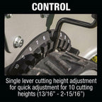 Makita Push Lawn Mower 18 in. 18V Brushless 4-Battery/Charger/Bag Kit Included