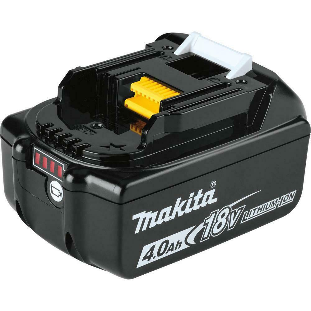 Makita Push Lawn Mower 18 in. 18V Brushless 4-Battery/Charger/Bag Kit Included