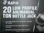 Astro 5304A Low Profile 20-Ton Air/Manual Bottle Jack - New