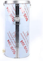 yiyibyus 2 frame manual honey extractor, stainless steel detachable honey wax beekeeping home tool beekeeping equipment for family use