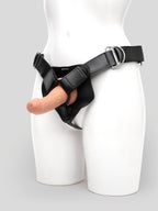 King Cock Strap-On Harness Kit with Ultra Realistic Dildo 6.5 Inch, Flesh Tan
